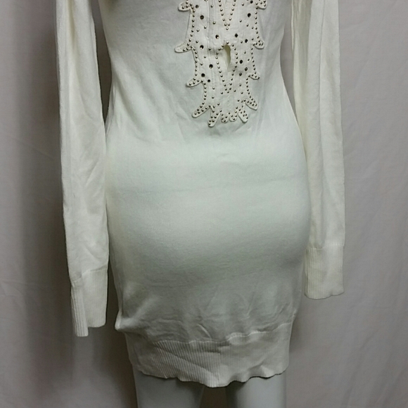 Enzoria Paris New Small Embellished Sweater dress - Picture 5 of 7